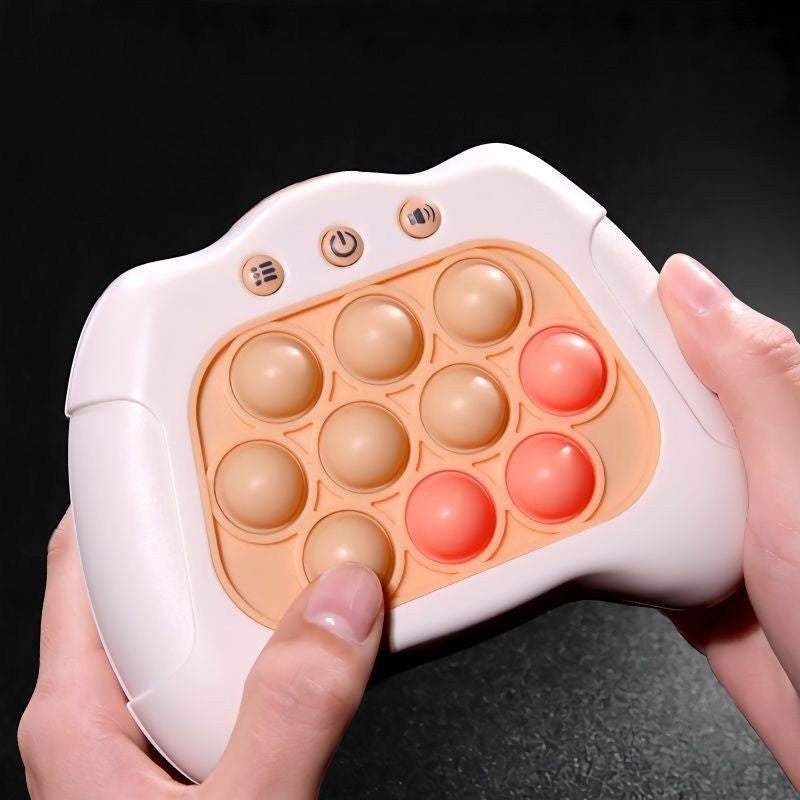 Push Popper stress relief toy with push-button game for fun and relaxation