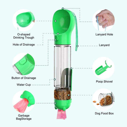 Multi-purpose Dog Water Bottle pet accessory