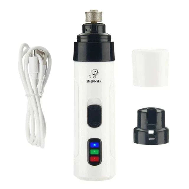Safe-Touch Pet Nail Grinder for gentle, painless dog and cat nail grooming with low vibration noise