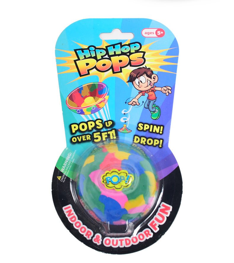 Colorful fidget bouncer toy bouncing on surface for endless fun and stress relief