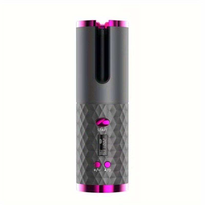 Portable hair curler curling hair strand for easy, damage-free curls
