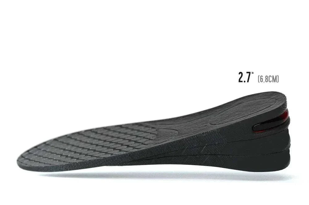 Sole Boosters discreetly lifting height inside shoes for confident posture and stride