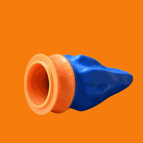 Animated demonstration of the Slingshot Cup pocket-sized powerful slingshot toy