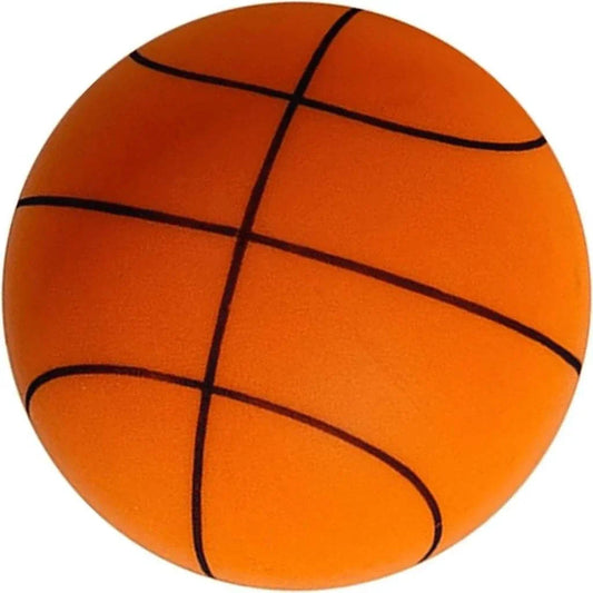 Silent basketball with noise-canceling technology for quiet practice at home