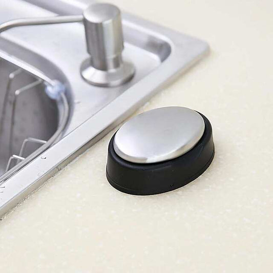 Shiny metallic odour removing steel soap designed to eliminate cooking smells effectively and last long