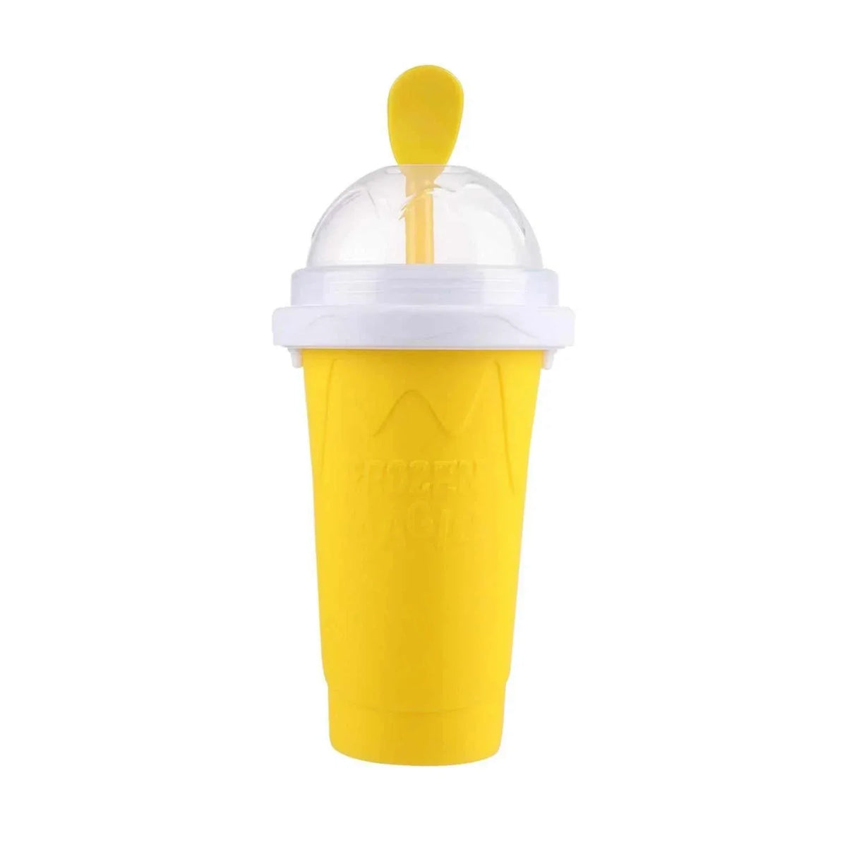 Animated demonstration of Slush Cup making a fresh slushie beverage